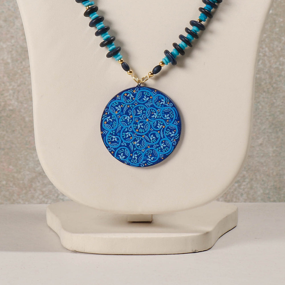 miniature handpainted necklace