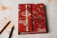 handmade fabric notebook