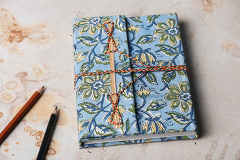 handmade fabric notebook 