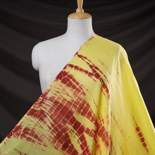 Yellow - Shibori Tie-Dye Soft Cotton Fabric