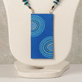 Buy Miniature Hand-painted Wooden Necklace With Beads Online at iTokri.com