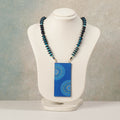 Buy Miniature Hand-painted Wooden Necklace With Beads Online at iTokri.com