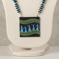 miniature handpainted necklace