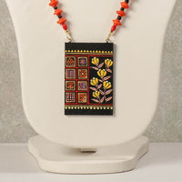 miniature handpainted necklace