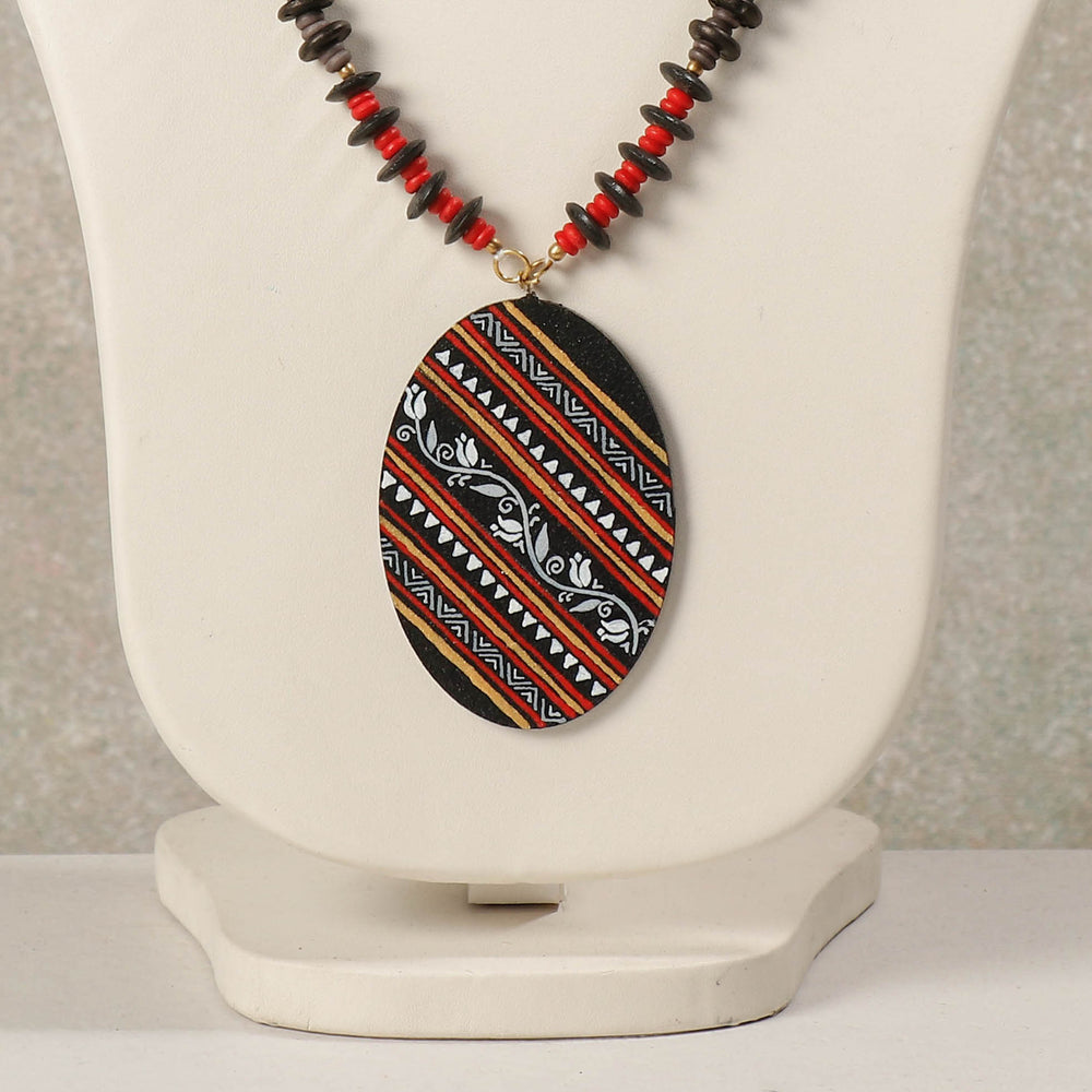 miniature handpainted necklace