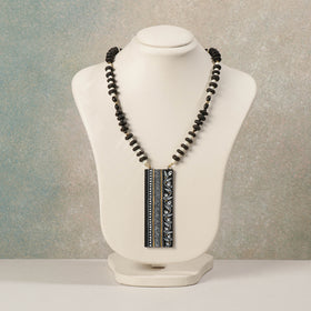 miniature handpainted necklace