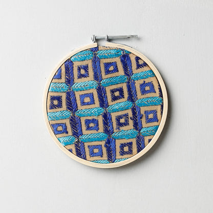 phulkari embroidery wall hanging
