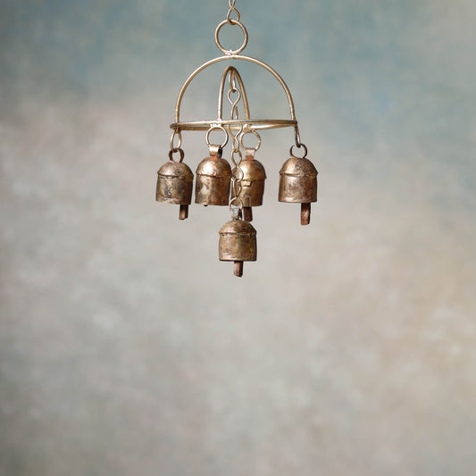 Kutch Copper Coated 5 Bell Chimes
