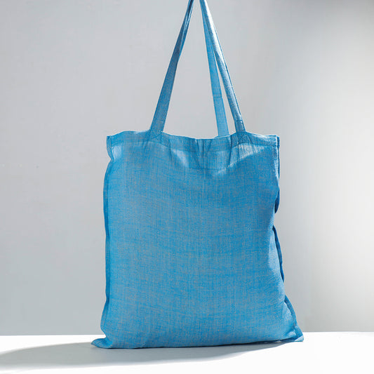 Handmade Cotton Fabric Plain Shopping Utility Jhola Bag