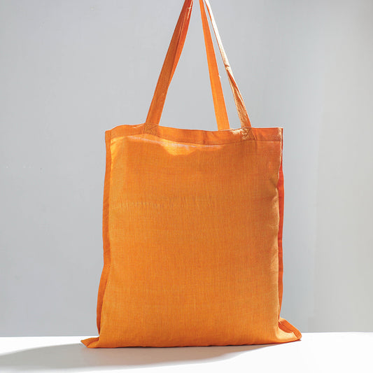 Handmade Cotton Fabric Plain Shopping Utility Jhola Bag