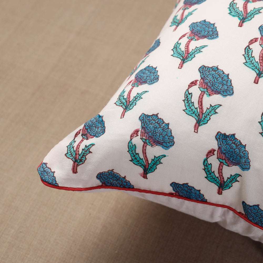 Block Printed Cushion Cover 