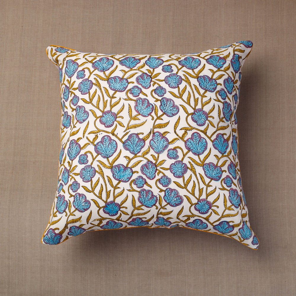 Block Printed  Cushion Cover