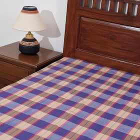 Buy Mangalagiri Handloom Cotton Single Bedcover Online at iTokri.com