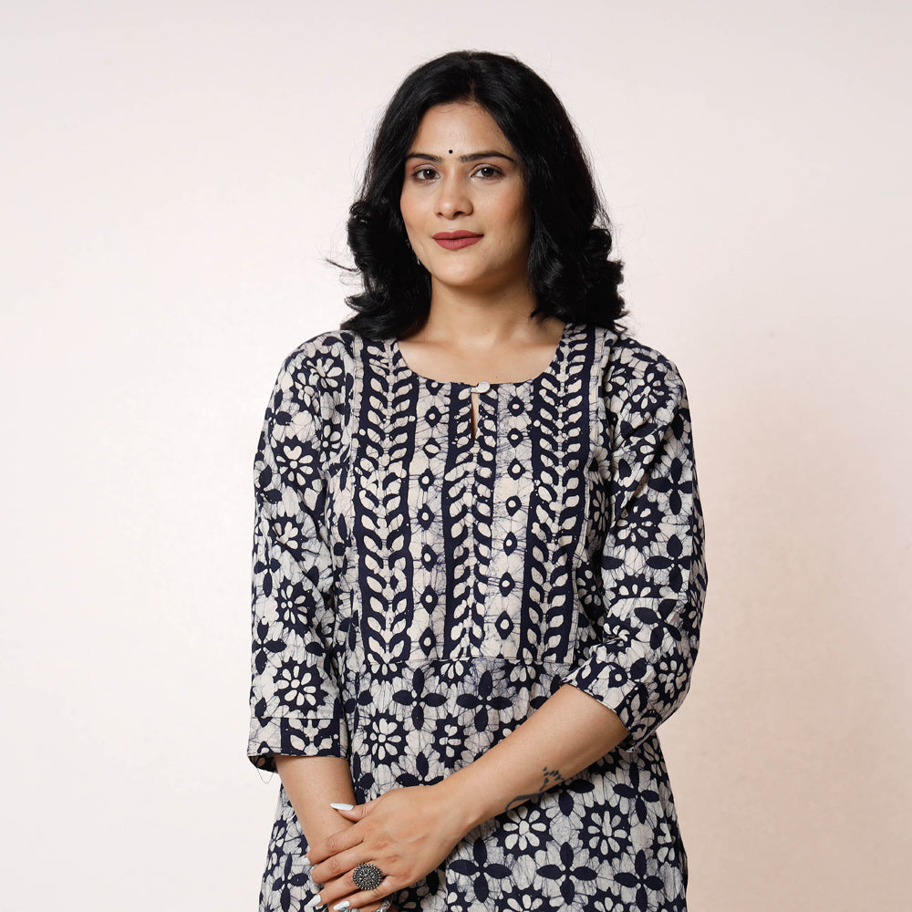 Batik Kurta with Palazzo Set
