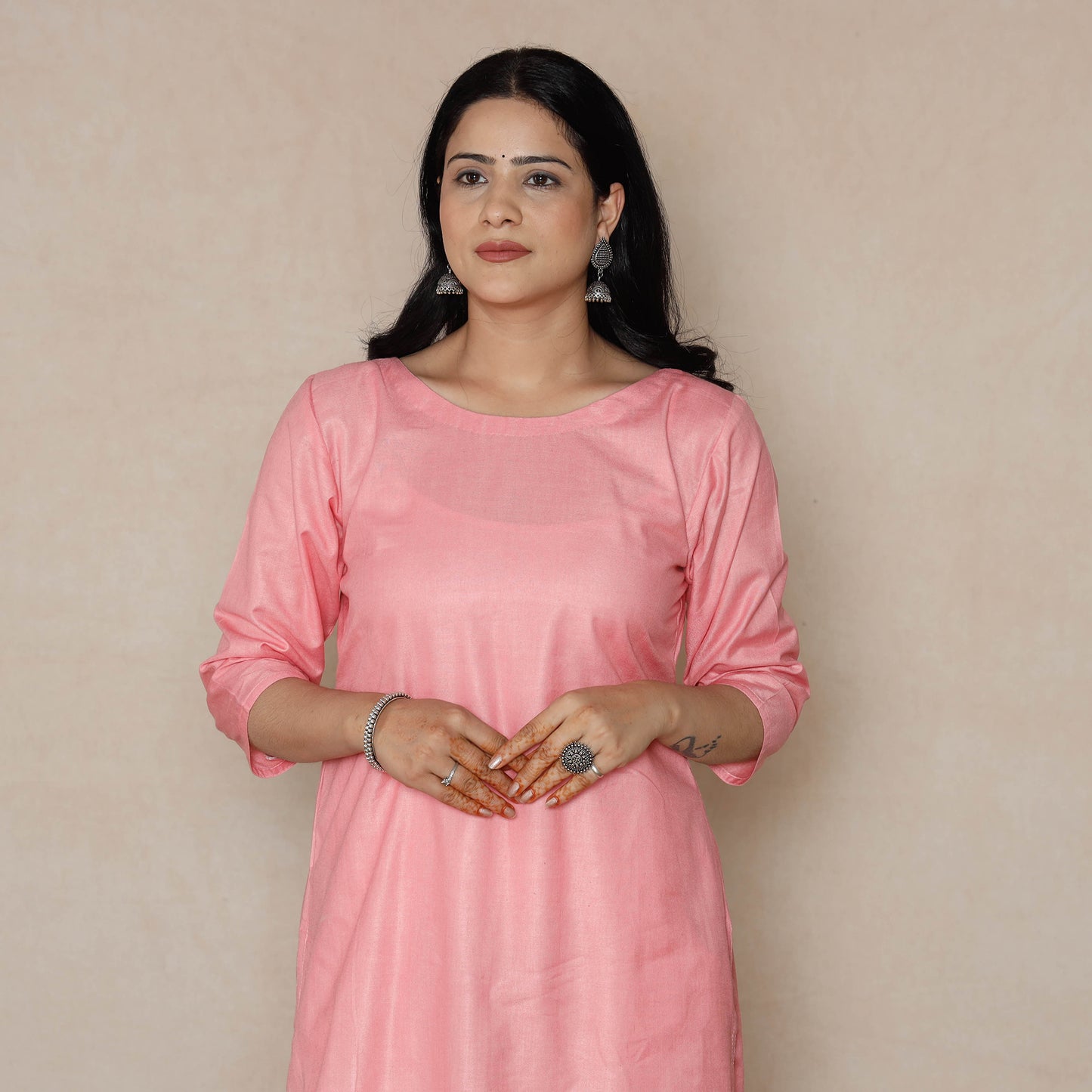  Linen Viscose Plain kurta