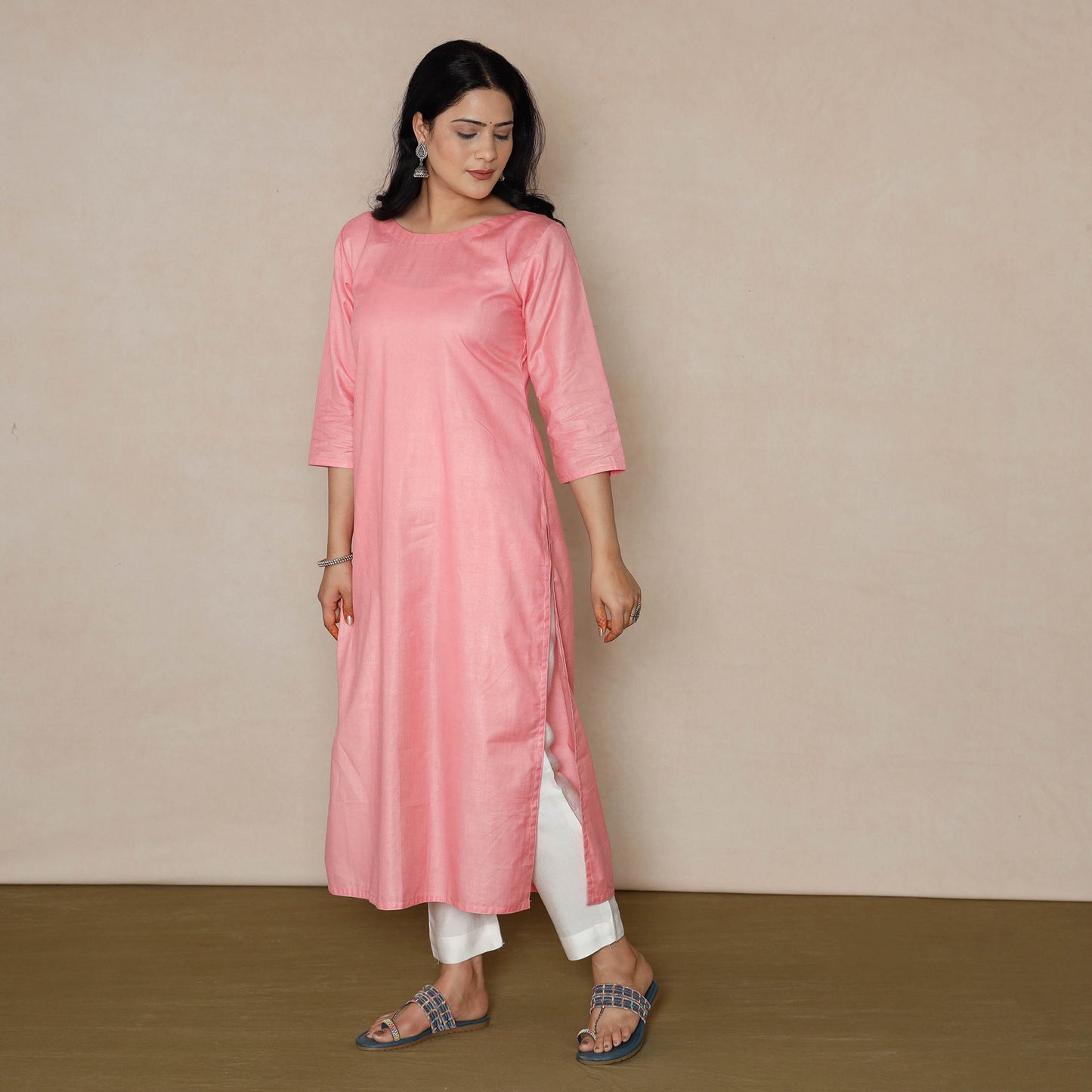  Linen Viscose Plain kurta