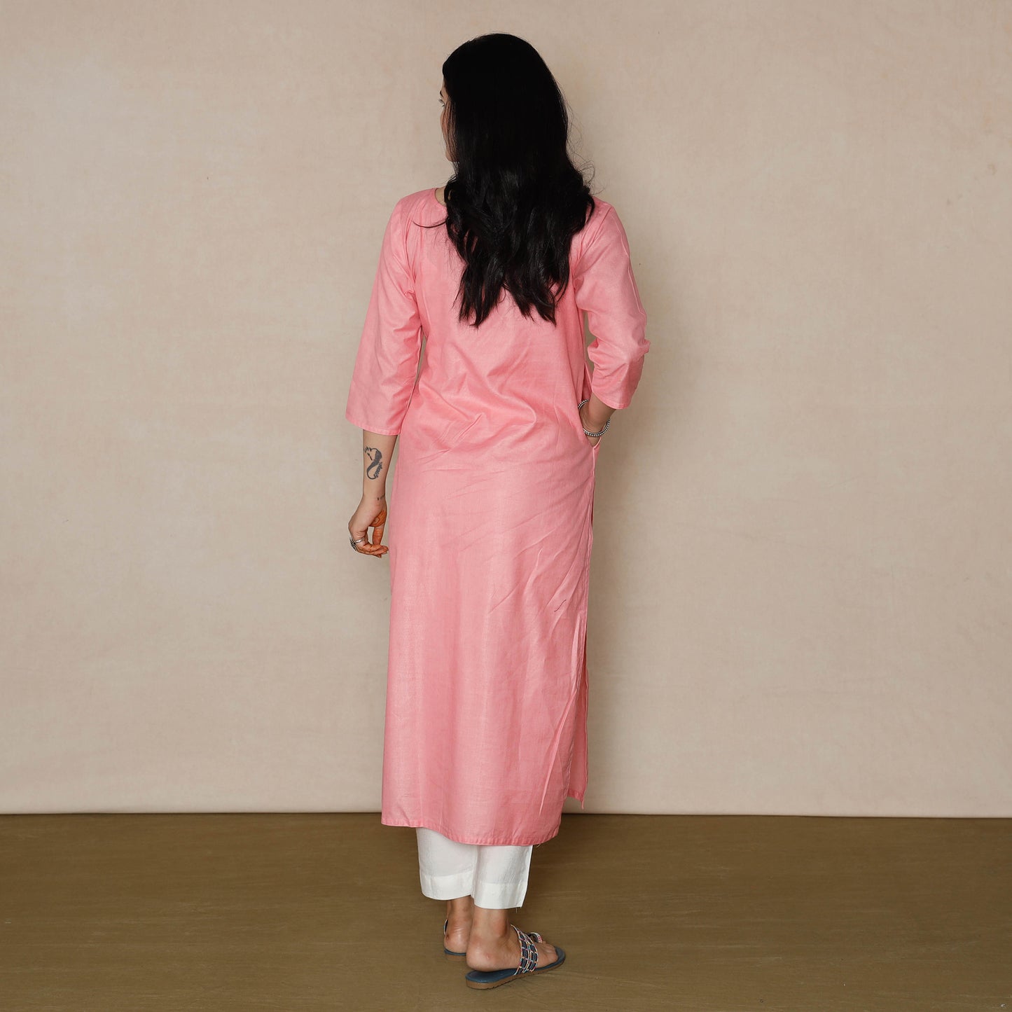  Linen Viscose Plain kurta