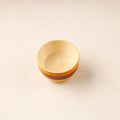  Yellow Traditional Channapatna Handmade Wooden Bowl