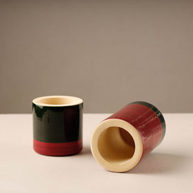  Traditional Channapatna Handmade Wooden Tealight Candle Holder Online in India  