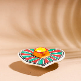 Bird - Madhubani Handpainted Paper Mache Home Decor Item