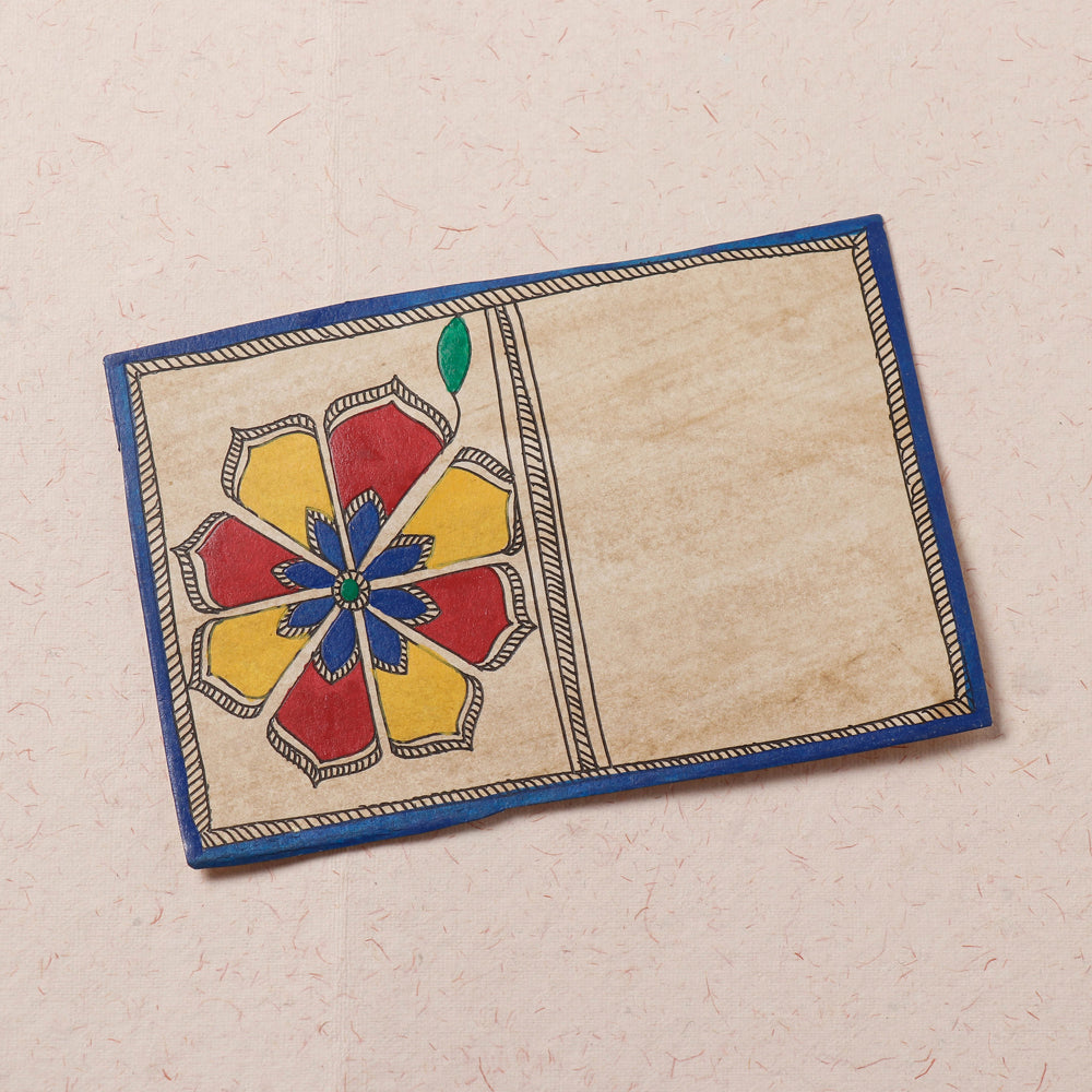  Traditional Madhubani Handpainted Postcard 