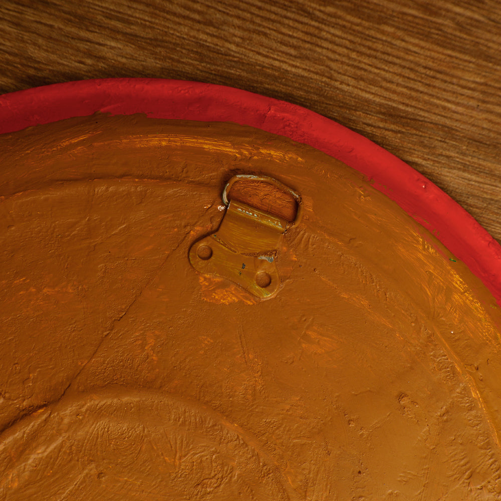 Buy Handpainted Cheriyal Painting Wooden Plate/Wall Frame by Dhanalakota Sai Kiran Online at iTokri.com