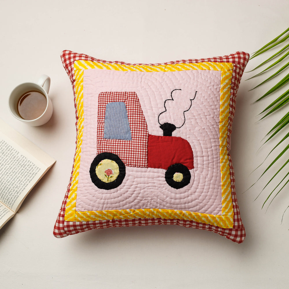 Applique Cushion Cover