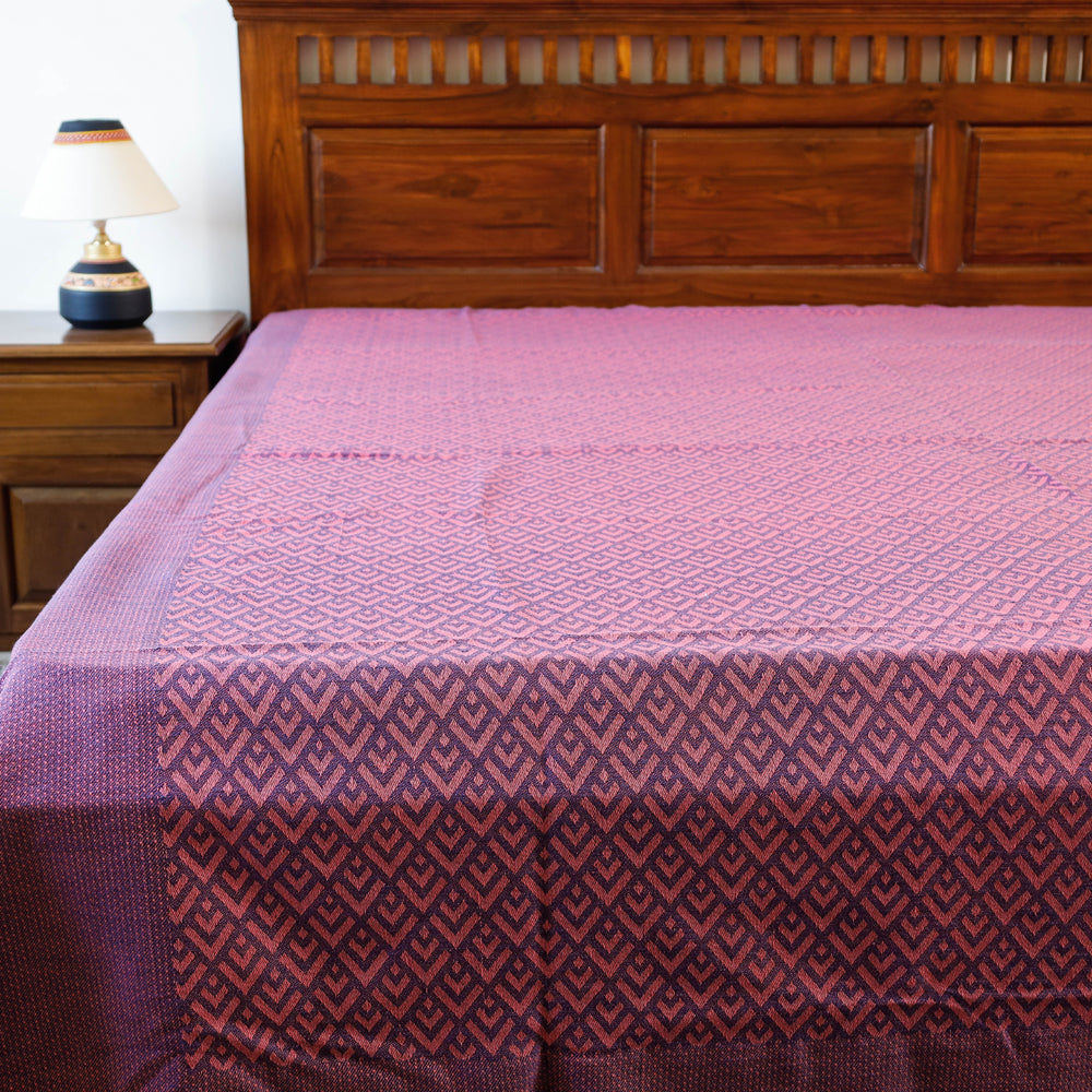 Handloom bed cover