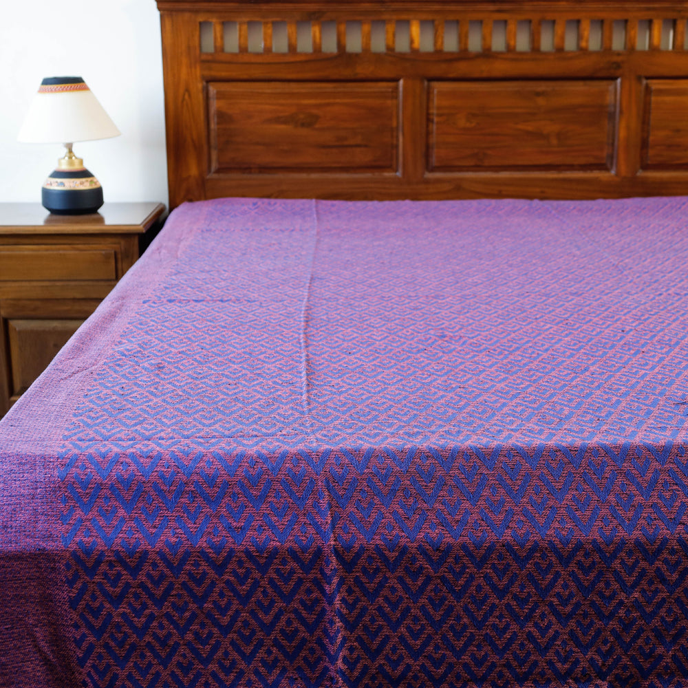 Handloom bed cover