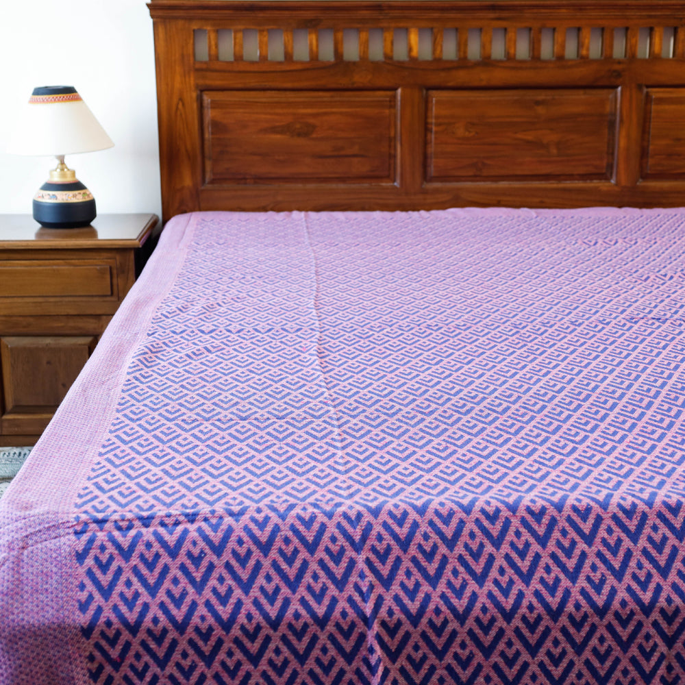 Handloom bed cover