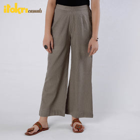  Running Stitch Cotton Palazzo by iTokri Casuals 