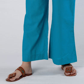  Running Stitch Cotton Palazzo by iTokri Casuals Online at iTokri.com