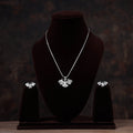 filigree silver necklace set