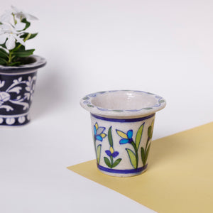  Original Blue Pottery Ceramic Planter 