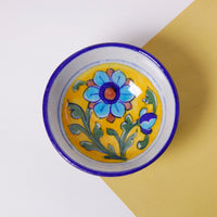 Original Blue Pottery Ceramic Bowl (4 x 4 in)