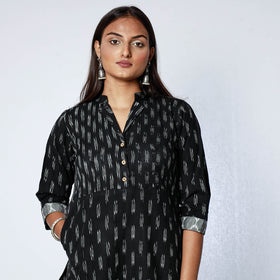 Buy Pochampally Ikat Weave Cotton Long Kurta Online at iTokri.com