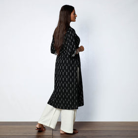 Buy Pochampally Ikat Weave Cotton Long Kurta Online at iTokri.com