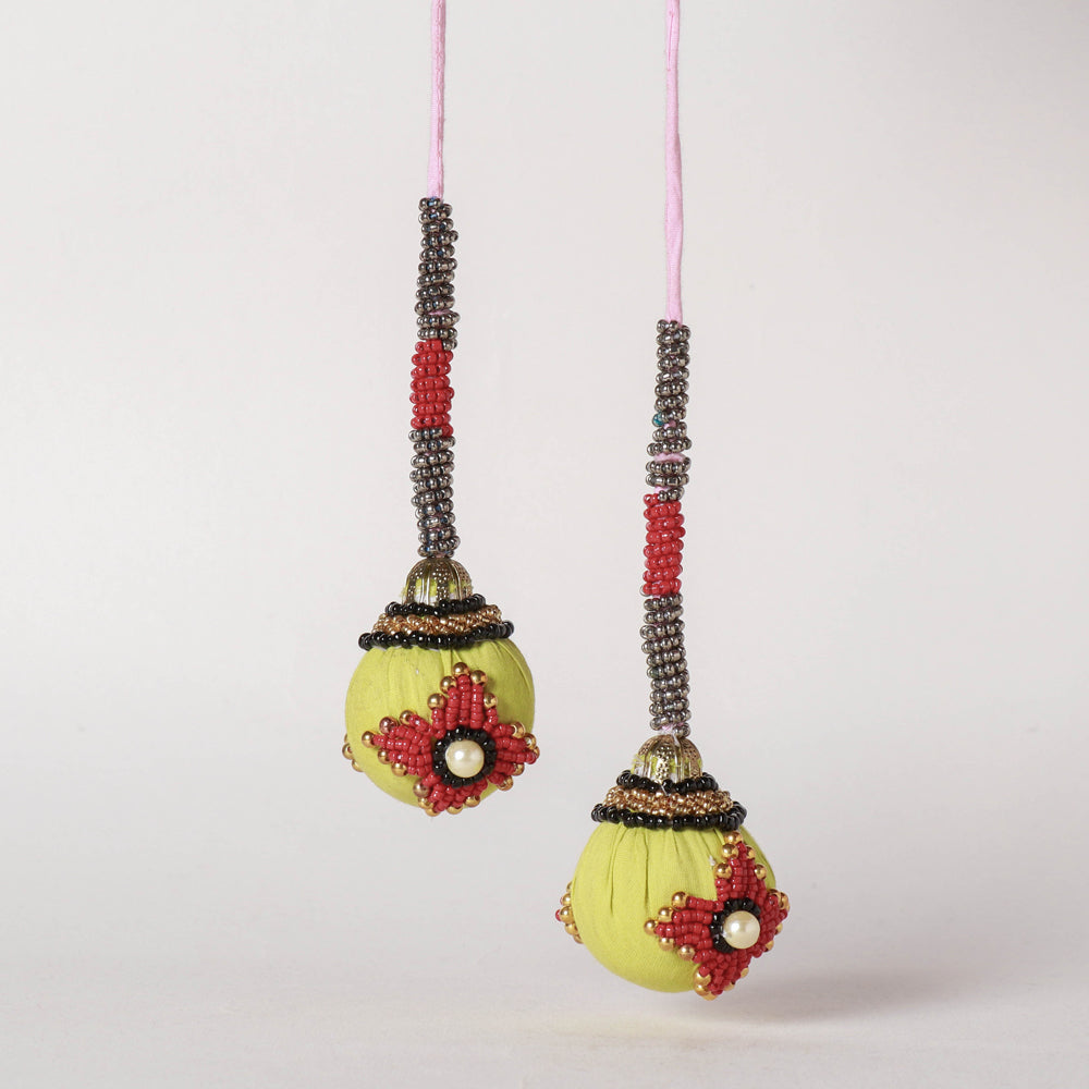 Handmade Beadwork Latkan Tassels for Clothing