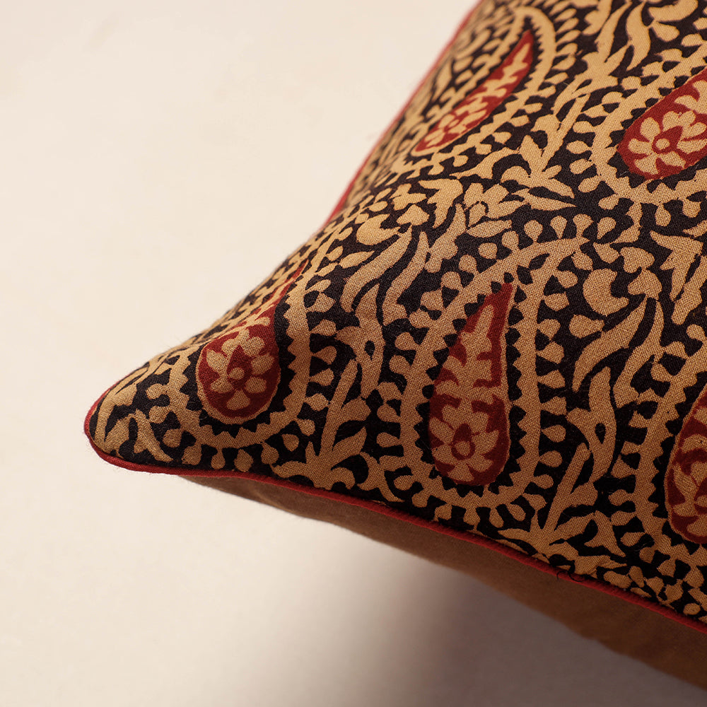 Block Printed Cushion Cover