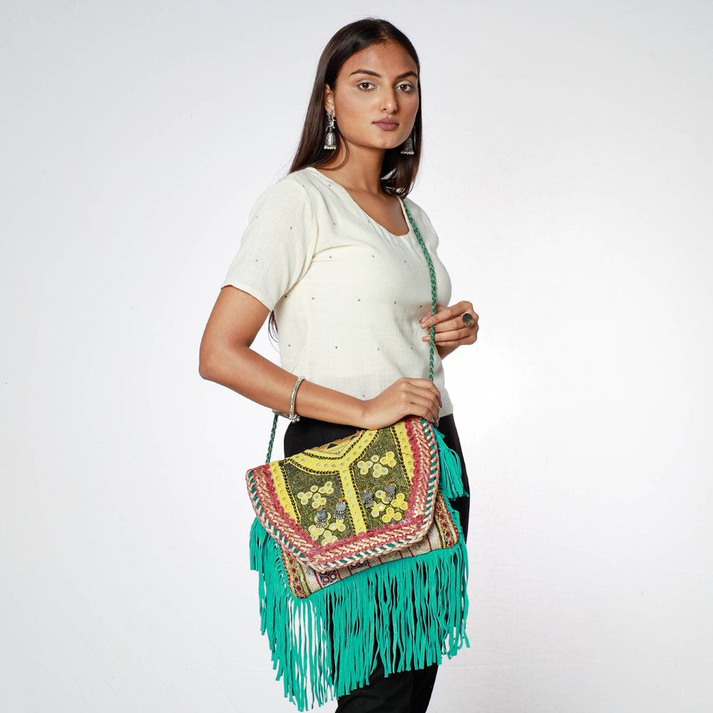 Chada' Leather and Banjara purse - Shasta – House Of Archeion