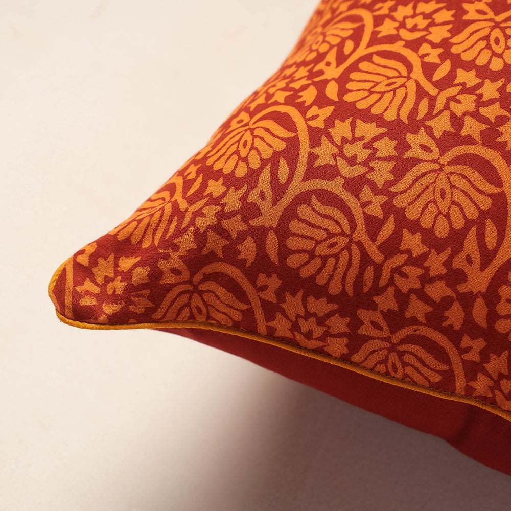 Block Printed Cushion Cover