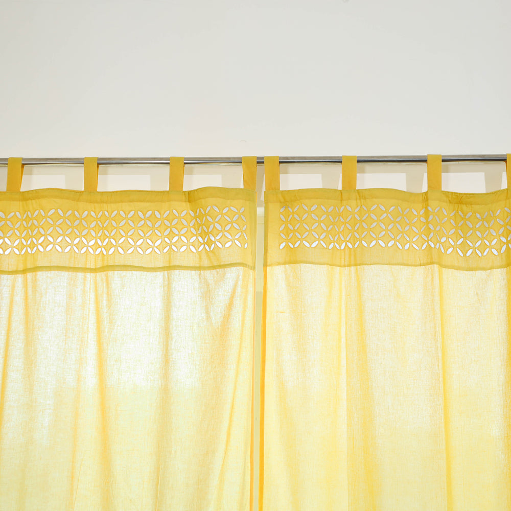 Applique Cutwork Window Curtain