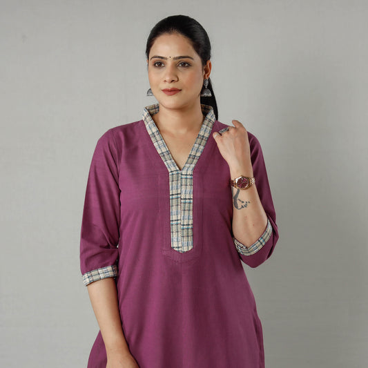  Plain Jhiri Handloom Kurta