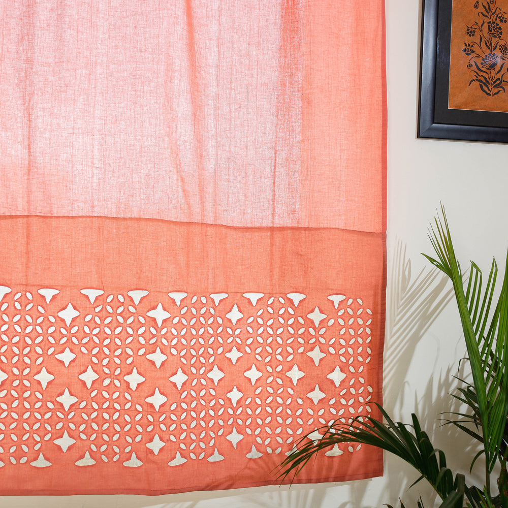 Applique Cutwork Window Curtain