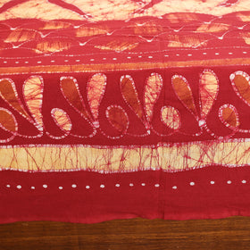 Buy Hand Batik Printed Cotton Double Bed Cover with Pillow Covers Online at iTokri.com