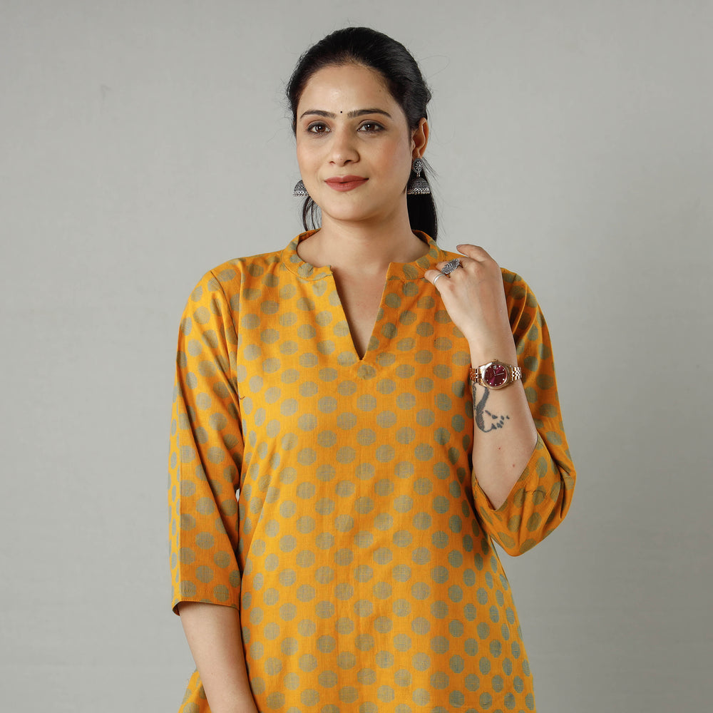 jacquard kurta