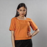 Jacquard Crop Top
