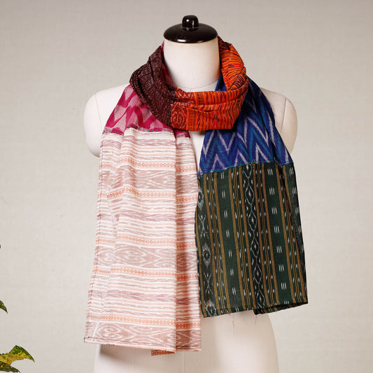 Multicolor - Ikat Weave Fabart Cotton Stole