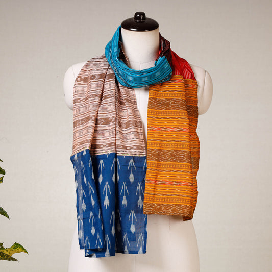Multicolor - Ikat Weave Fabart Cotton Stole