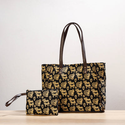 screen print shoulder bag